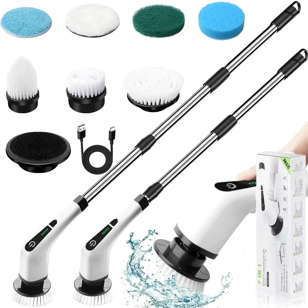 Cepillo Eléctrico Giratorio 9 En 1